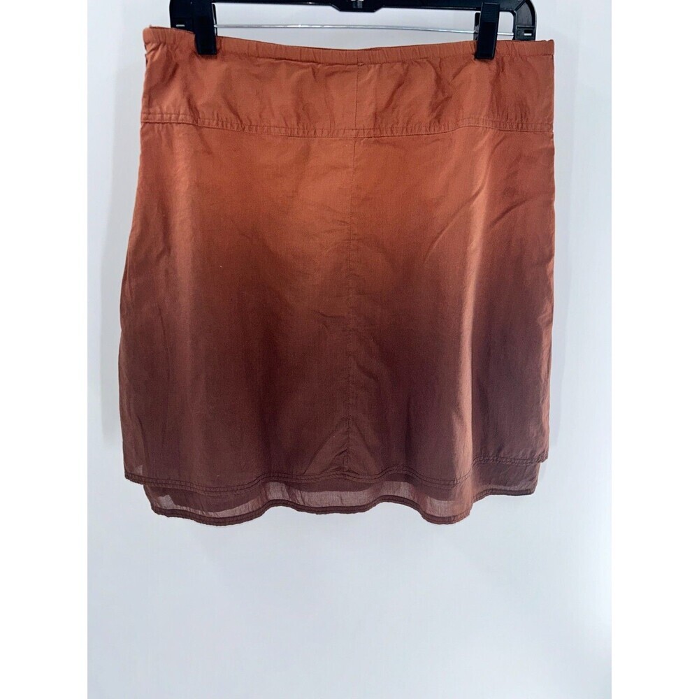Women's Athleta Whisper Brown Ombre Pleated Skirt Size 6 - Picture 4 of 5
